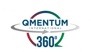 Logotipo do novo processo de Acreditação, Qmentum 360º. 